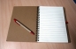 Preview: TURTLE NOTEBOOK AND PEN Set Farbe rot/braun NEU