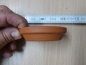 Preview: Terracotta Tonuntersetzer, glasiert, Durchmesser 7cm