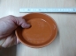 Preview: Terracotta Tonuntersetzer, glasiert, Durchmesser 9cm