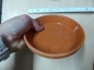 Preview: Terracotta Tonuntersetzer, glasiert, Durchmesser 9cm