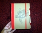 Preview: TURTLE NOTEBOOK AND PEN Set Farbe rot/braun NEU