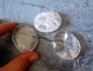 Preview: Scheibenstein Bergkristall Größe ca. 5x5cm mit ca. 0,9mm Höhe