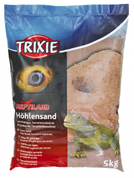 Höhlensand Reptilienland Trixie dunkelrot 5kg Packung