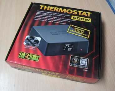 Thermostat 600W mit Doppelsteckdose Tag/Nacht Timer NEU