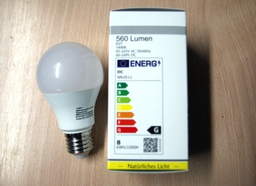 LED Lampe 8 Watt E27 Vollspektrum Tageslichtlampe