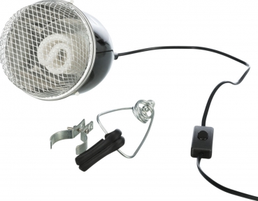 Trixie Reflektor-Klemmleuchte mit Schutzgitter und Pro-Thermosockel NEU