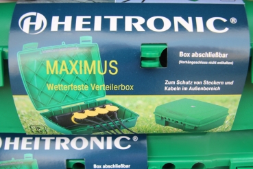 HEITRONIC Maximus Wetterfeste Verteilerbox grün NEU