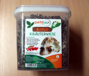 petifool Kräuterwiese Eimer 380g Packung