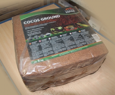 Cocos Ground ca. 5kg - fein ergibt 70 Liter Einstreu