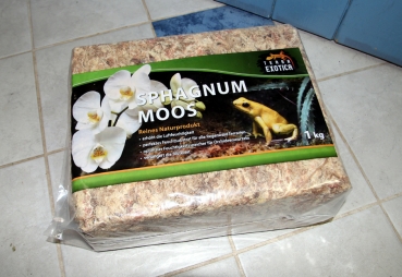 Terra-Exotica Sphagnum Moos aus Chile 1kg