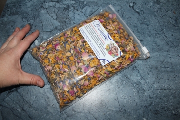 Terratugas Schildkrötentraum ® Futterpackung 50g Blüten & Wildkräuter MIX