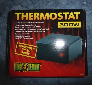 Exoterra Thermostat 300 Watt für Substratheizern und Wärmekabeln