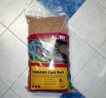 Terrano Cork Bark 8 Liter - Korkeinstreu