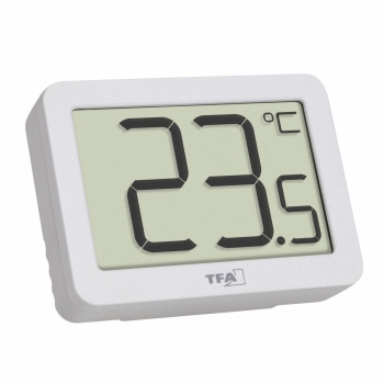 Digitales Thermometer, weiß, magnetisch oder zum Stellen