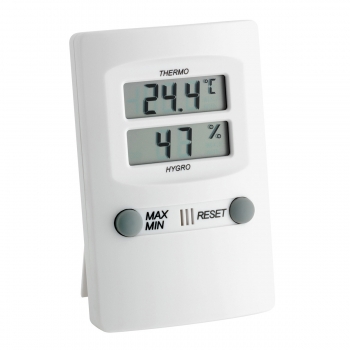 Digitales Thermo-Hygrometer, weiss