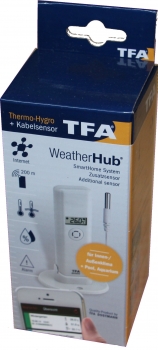 Temperatur / Feuchte-Sender mit wasserfestem Kabelfühler
