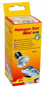 Halogen Sun Mini 50W Doppelpackung, E27 Fassung