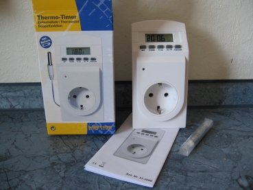 Thermo-Timer Zeitschaltuhr/Thermostat Doppelfunktion
