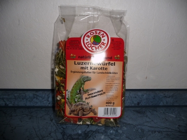 HM Luzernewürfel für Landschildkröten mit Karotte 400g