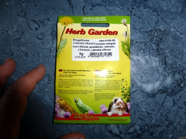 Lucky Reptile Herb Garden - Ringelblume 3g Futtersaatgut