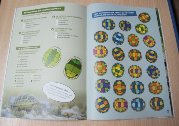 Faszination Schildkröte - das besondere Rätsel-, Mal- und Wissensbuch