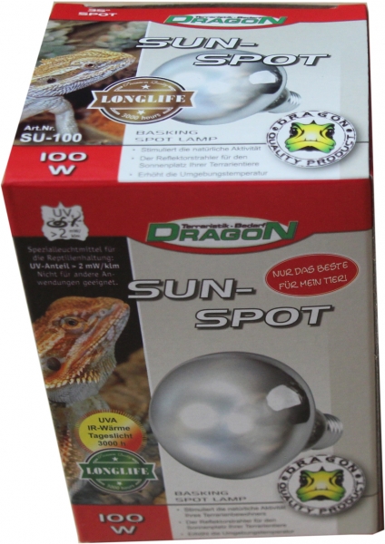 DRAGON Sun-Spot 100 Watt - SPOT 35° Basking Spot Lamp