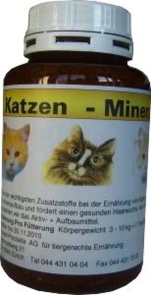 Katzenmineralstoff Pulver 160g