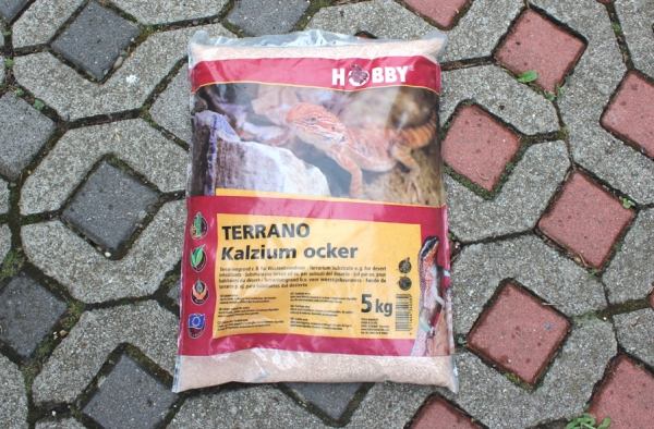 Terrano Kalzium ocker 5kg - für Landschildkröten