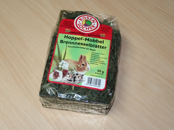 Brennnesselblätter für Landschildkröten 50g Packung  (HM Rosenlöcher)