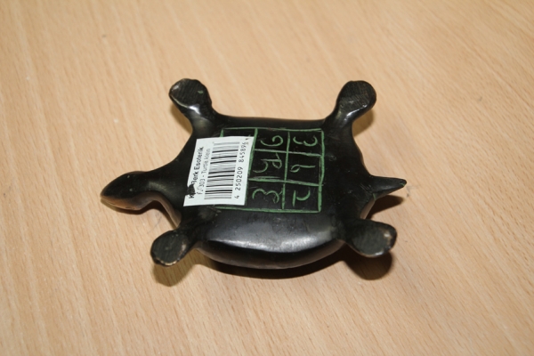 Messing Schildkröte klein 10,5cm Antik FengShui Energie