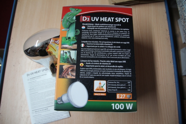 Terra Exotica D3 UV Heat Spot 100 Watt, E27 NEU