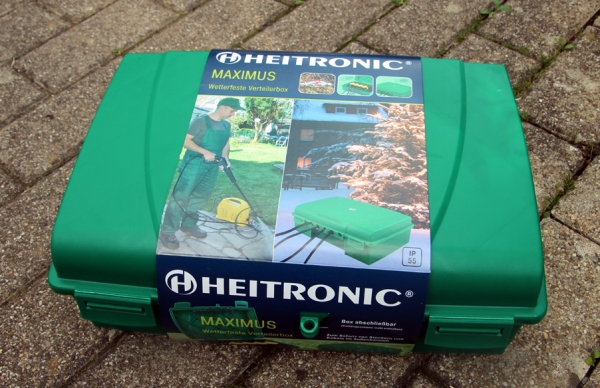 HEITRONIC Maximus Wetterfeste Verteilerbox grün NEU