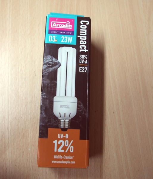 Arcadia D3 Compact Lamp – 12% UVB 23 Watt