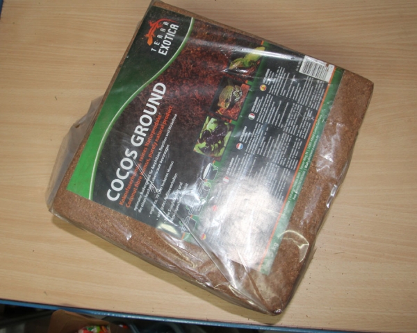 Cocos Ground ca. 5kg - fein ergibt 70 Liter Einstreu