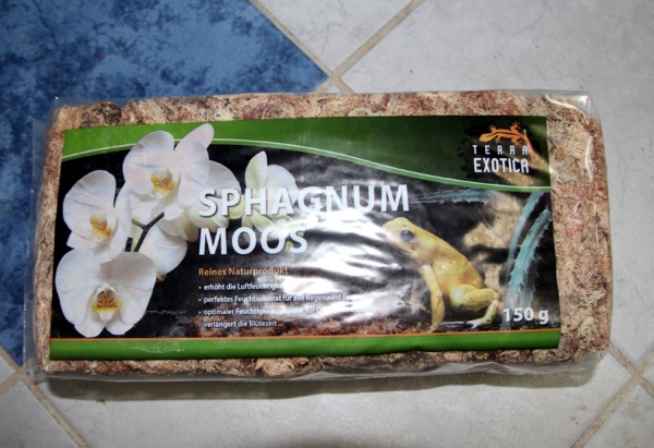 Terra-Exotica Sphagnum Moos 150g aus Chile