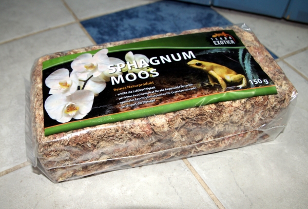 Terra-Exotica Sphagnum Moos 150g aus Chile