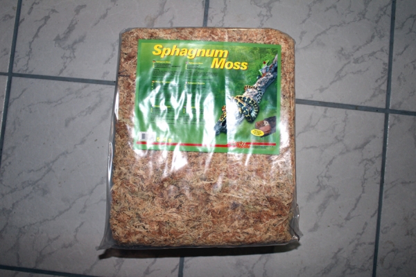 Lucky Reptile - Sphagnum Moos aus Neuseeland Ziegel 500g