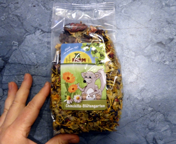 JR Farm Chinchilla Blütengarten 50g