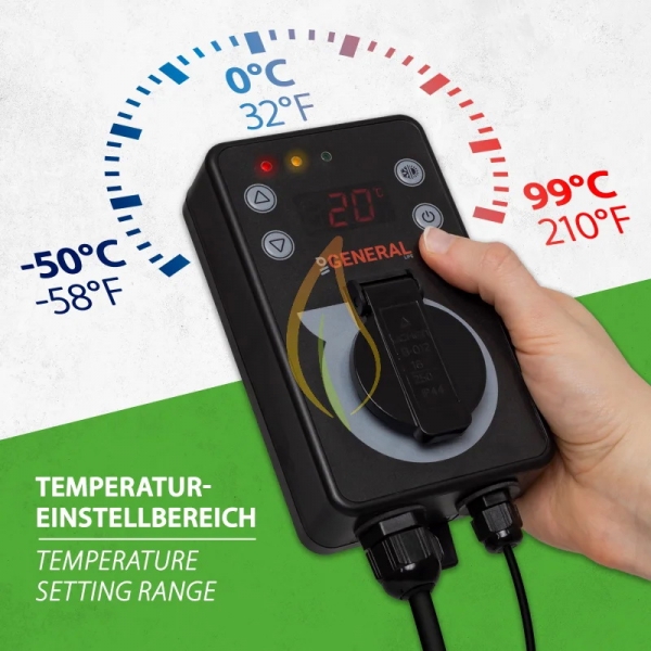 Mi-Heat Outdoor Thermostat GH600 für Kühl- und Heizbetrieb