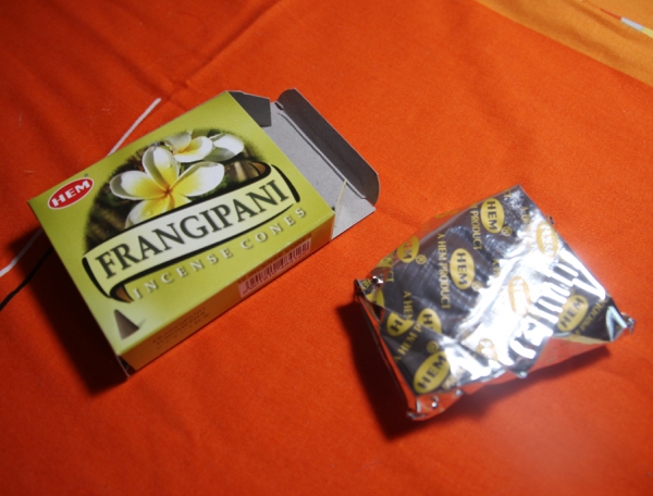 Frangipani Räucherkegel 10 Stück Packung