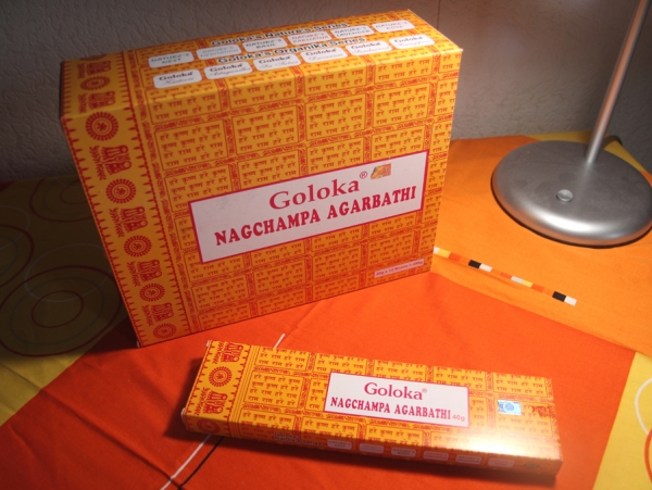 Goloka Nagchampa Agarbathi Rächerstäbchen 40g