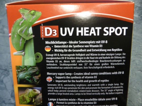 Terra Exotica D3 UV Heat Spot 80 Watt, E27 UV & Wärme in einem