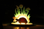 Deko-Lampe (LED) - Tortoise Meadow - Griechische Landschildkröte