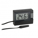 Digitales Innen-Außen-Thermometer m. Kabel 3m schwarz m. Batterie